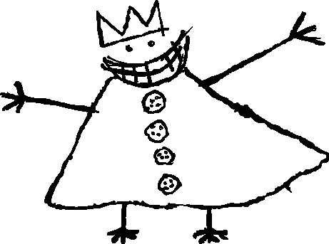 Ein gezeichneter König | Das Logo von HERZMACHT marketing | Web - Print - Logo